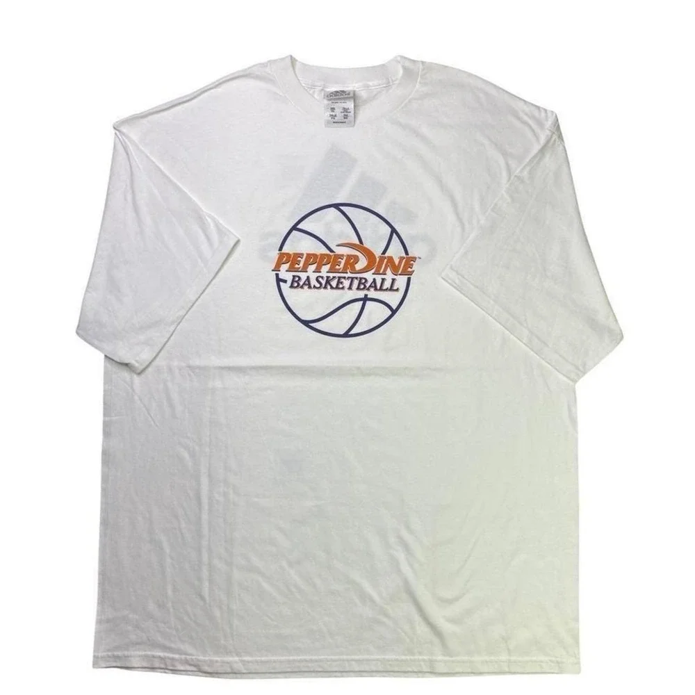 Vintage Pepperdine Waves college basketball adidas shirt 2XL